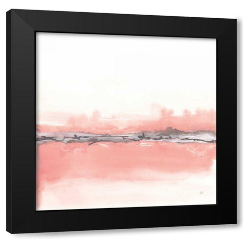Gray Cantaloupe II Black Modern Wood Framed Art Print by Paschke, Chris