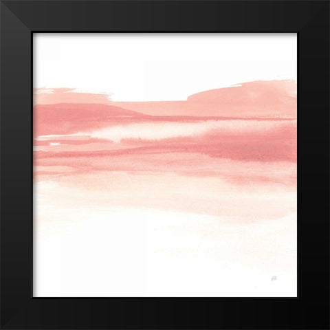 Tint Cantaloupe I Black Modern Wood Framed Art Print by Paschke, Chris