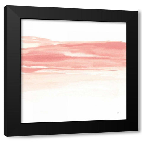 Tint Cantaloupe II Black Modern Wood Framed Art Print by Paschke, Chris