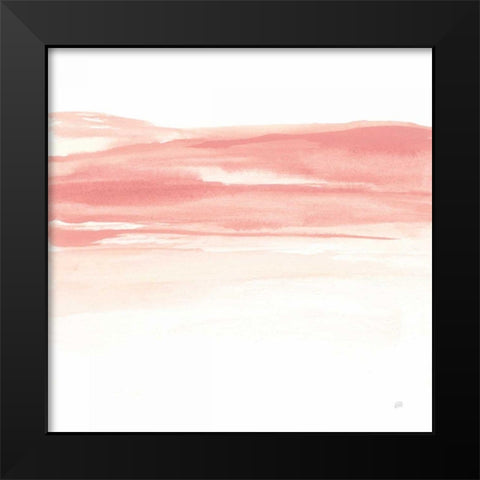 Tint Cantaloupe II Black Modern Wood Framed Art Print by Paschke, Chris