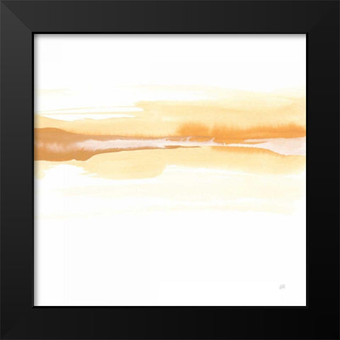 Tint Turmeric I Black Modern Wood Framed Art Print by Paschke, Chris