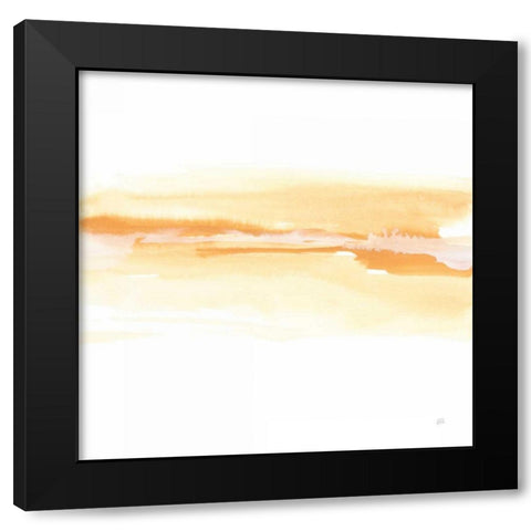Tint Turmeric II Black Modern Wood Framed Art Print by Paschke, Chris