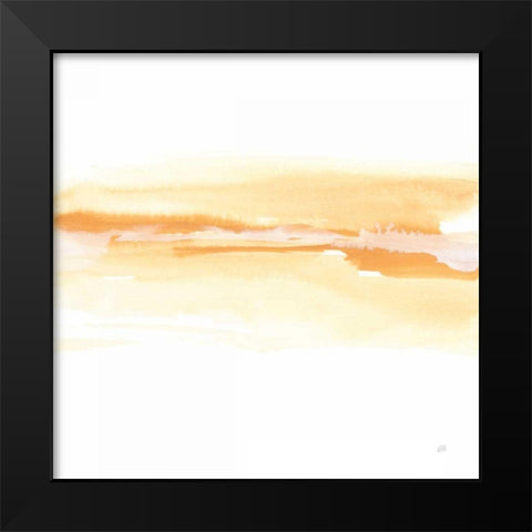 Tint Turmeric II Black Modern Wood Framed Art Print by Paschke, Chris