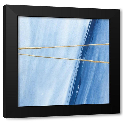 Geometrics II Black Modern Wood Framed Art Print by Paschke, Chris
