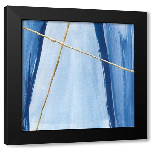 Geometrics III Black Modern Wood Framed Art Print with Double Matting by Paschke, Chris