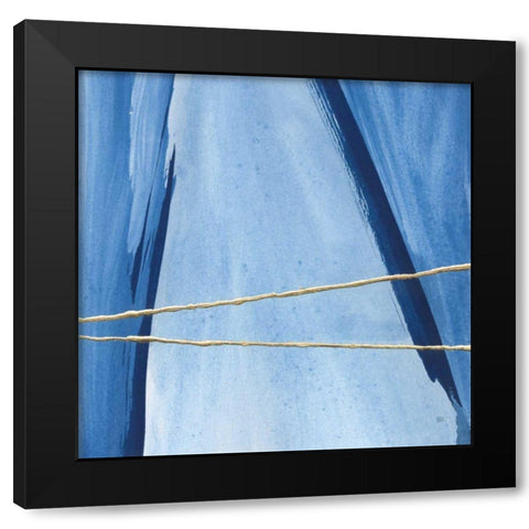 Geometrics IV Black Modern Wood Framed Art Print with Double Matting by Paschke, Chris