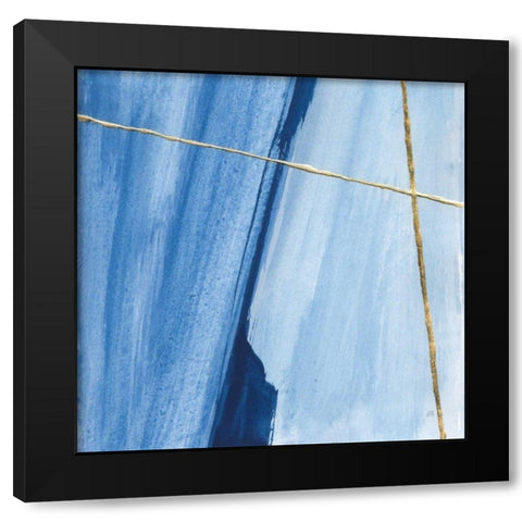 Geometrics V Black Modern Wood Framed Art Print by Paschke, Chris