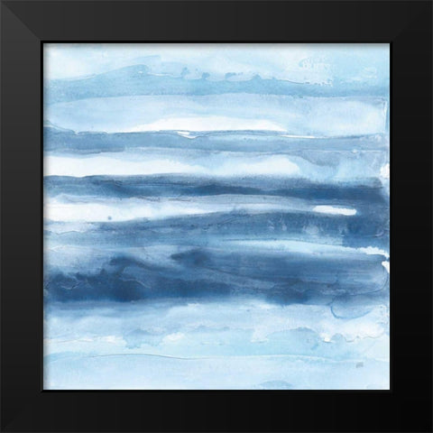 Stripes III Black Modern Wood Framed Art Print by Paschke, Chris