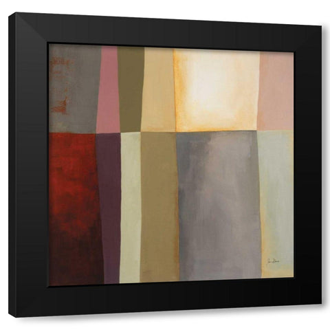 Common Thread 7 Black Modern Wood Framed Art Print by Davies, Jane