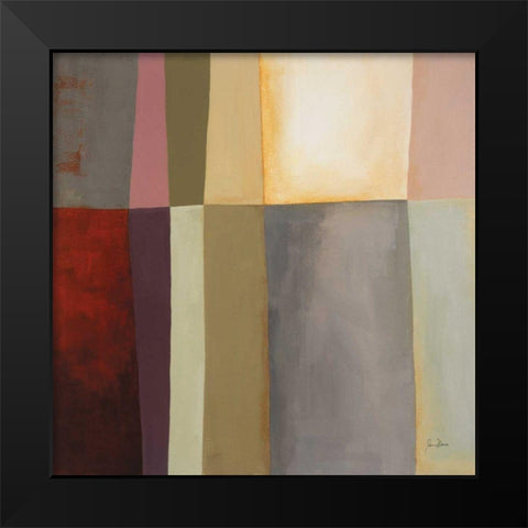 Common Thread 7 Black Modern Wood Framed Art Print by Davies, Jane