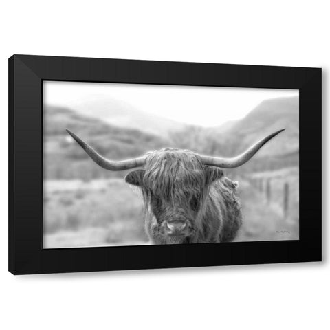 Scottish Highland Cattle III Neutral Crop Black Modern Wood Framed Art Print with Double Matting by Majchrowicz, Alan