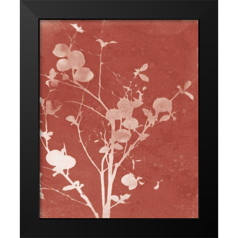 Enchanted Fall Cyanotype VI Black Modern Wood Framed Art Print by Green, Nancy