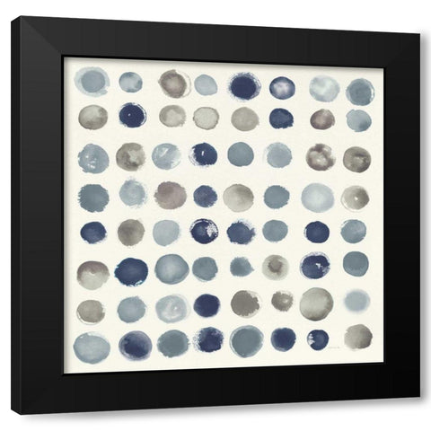 Spot of Rain Neutral Black Modern Wood Framed Art Print with Double Matting by Novak, Shirley