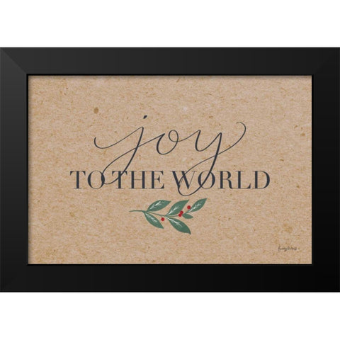 Neutral Christmas III Black Modern Wood Framed Art Print by Thorns, Becky