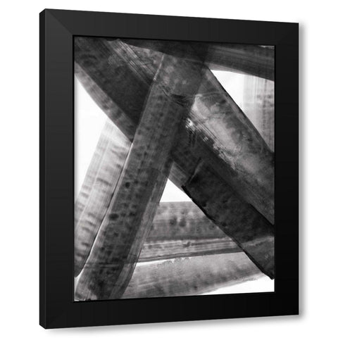 Under the Bridge II Dark Black Modern Wood Framed Art Print with Double Matting by Hristova, Albena