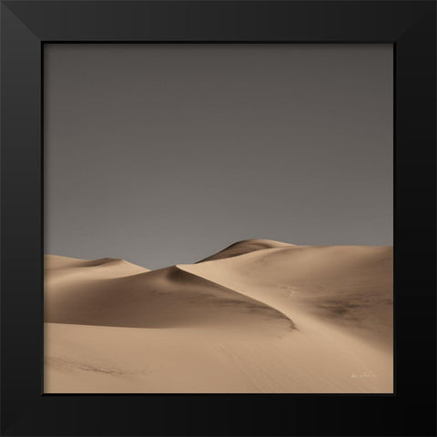 Sandy Dunes II Neutral Sky Black Modern Wood Framed Art Print by Eichman, Andre