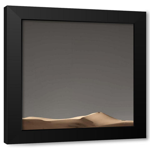 Sandy Dunes IV Neutral Sky-1 Black Modern Wood Framed Art Print with Double Matting by Eichman, Andre