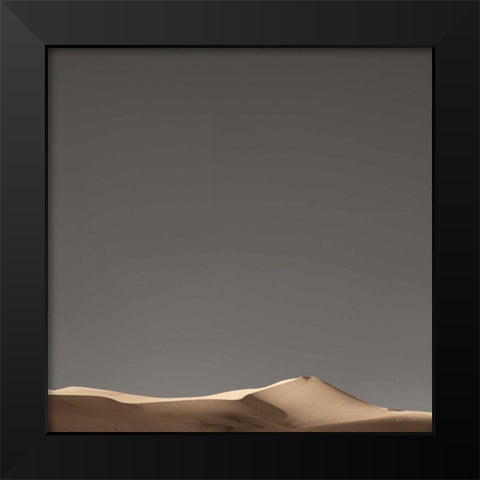 Sandy Dunes IV Neutral Sky-1 Black Modern Wood Framed Art Print by Eichman, Andre