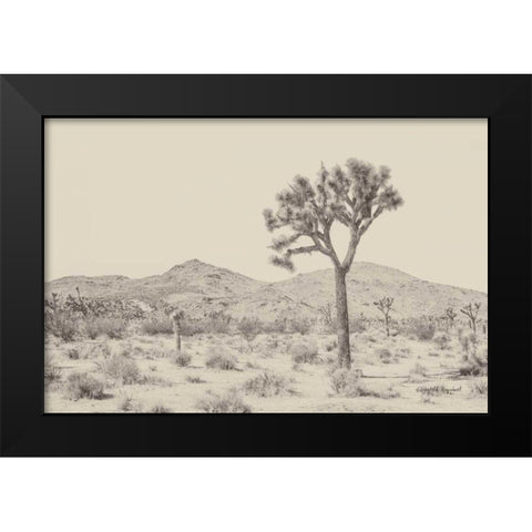 Joshua Tree I Neutral Black Modern Wood Framed Art Print by Urquhart, Elizabeth