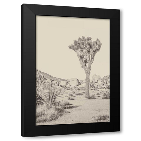 Joshua Tree III Neutral Black Modern Wood Framed Art Print by Urquhart, Elizabeth