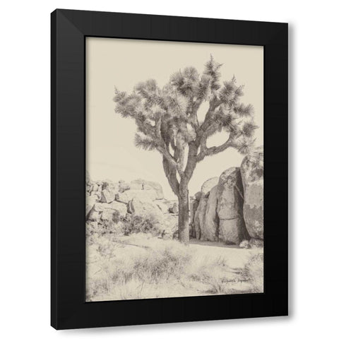 Joshua Tree IV Neutral Black Modern Wood Framed Art Print with Double Matting by Urquhart, Elizabeth