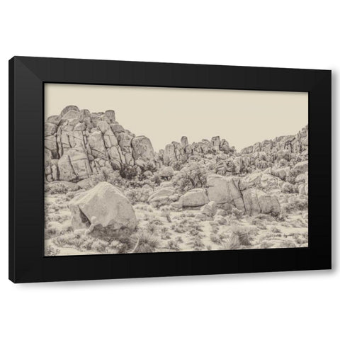 Joshua Tree V Neutral Black Modern Wood Framed Art Print with Double Matting by Urquhart, Elizabeth