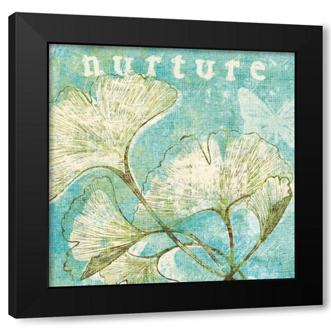 Spring Renewal II Black Modern Wood Framed Art Print by Petty, Lisa