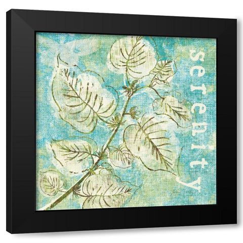 Spring Renewal III Black Modern Wood Framed Art Print by Petty, Lisa