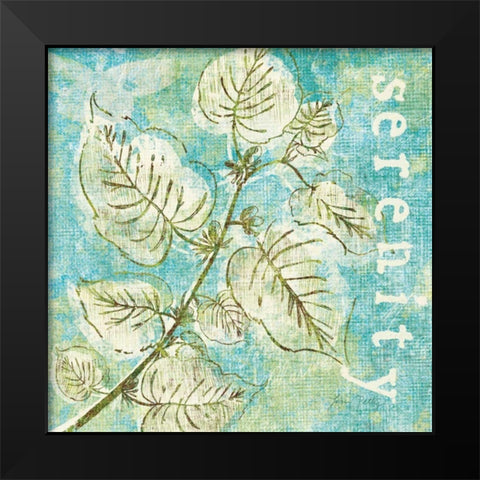 Spring Renewal III Black Modern Wood Framed Art Print by Petty, Lisa