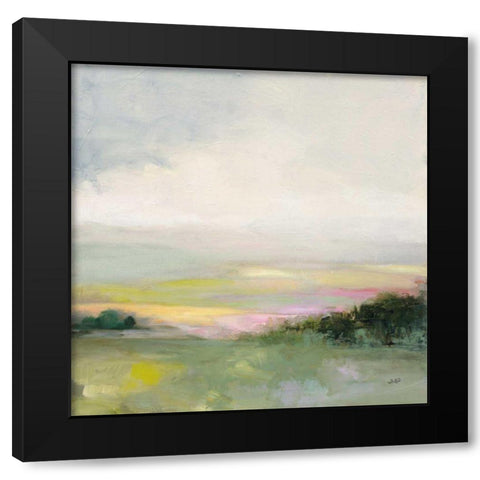 Glowing Valley Black Modern Wood Framed Art Print with Double Matting by Purinton, Julia
