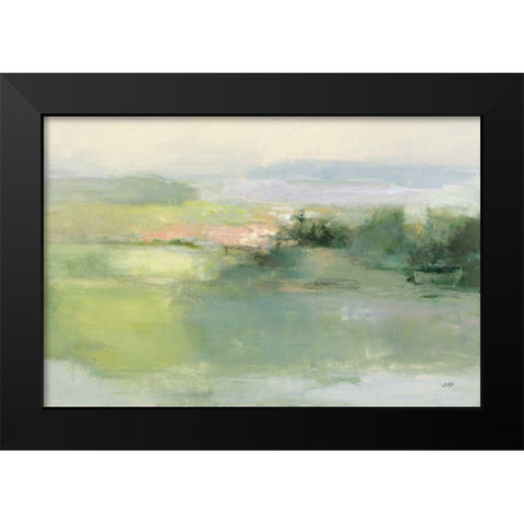 Gentle World Black Modern Wood Framed Art Print by Purinton, Julia