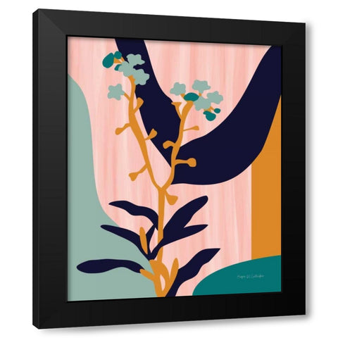 Dont Forget Me Black Modern Wood Framed Art Print with Double Matting by Gallagher, Megan