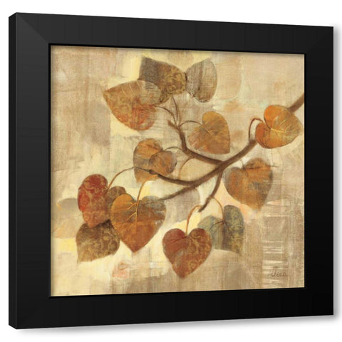 Aspen Black Modern Wood Framed Art Print by Hristova, Albena