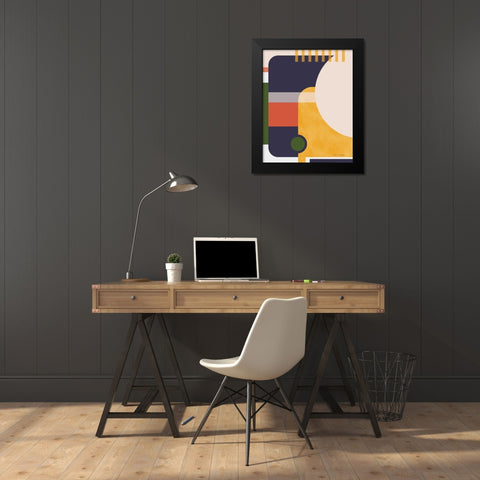 Modern Glam I Black Modern Wood Framed Art Print by Gallagher, Megan