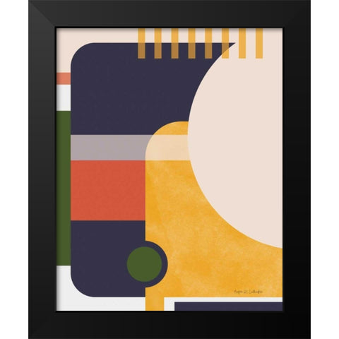 Modern Glam I Black Modern Wood Framed Art Print by Gallagher, Megan