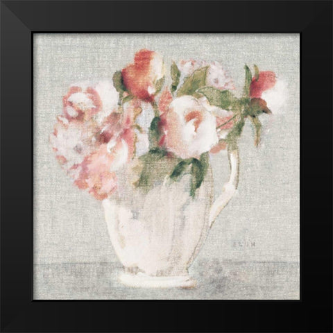 Cottage Bouquet III Light Black Modern Wood Framed Art Print by Blum, Cheri