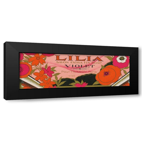 Art Nouveau III Black Modern Wood Framed Art Print with Double Matting by Wild Apple Portfolio
