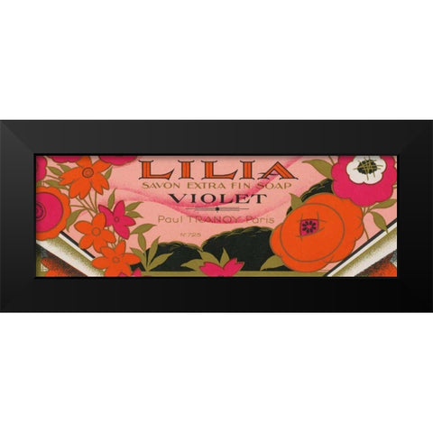 Art Nouveau III Black Modern Wood Framed Art Print by Wild Apple Portfolio
