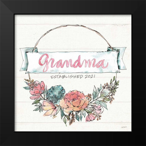 Country Love IV Grandma Black Modern Wood Framed Art Print by Tavoletti, Anne