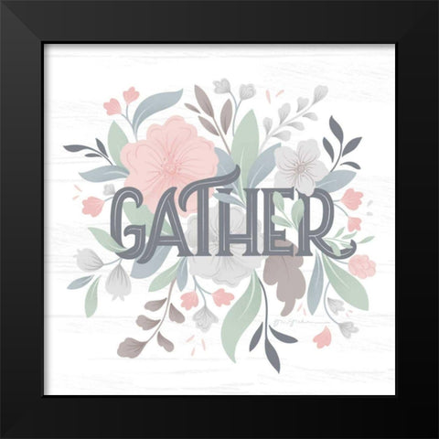 Farmhouse Floral I Black Modern Wood Framed Art Print by Graham, Gia