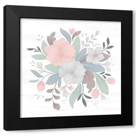 Farmhouse Floral III Black Modern Wood Framed Art Print by Graham, Gia