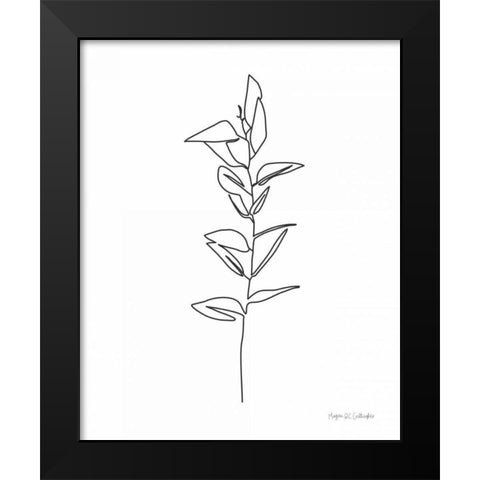 Potted Beauty IV Black Modern Wood Framed Art Print by Gallagher, Megan