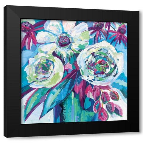 Vision Jewel Crop Black Modern Wood Framed Art Print with Double Matting by Vertentes, Jeanette