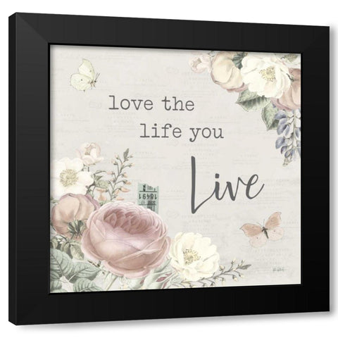Garden District II Neutral Black Modern Wood Framed Art Print with Double Matting by Pertiet, Katie