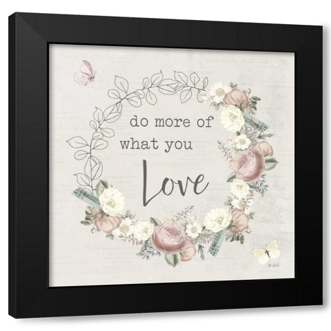 Garden District V Neutral Black Modern Wood Framed Art Print by Pertiet, Katie