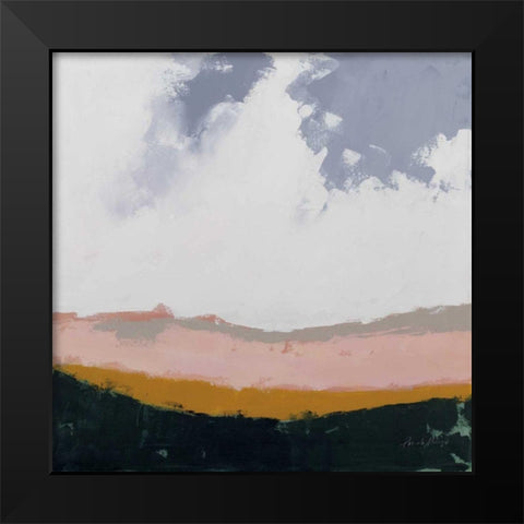 Hills Beyond Hills Black Modern Wood Framed Art Print by Munger, Pamela