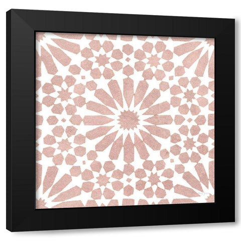 Simply Elegant IV Rose Gold Crop Black Modern Wood Framed Art Print with Double Matting by Green, Nancy