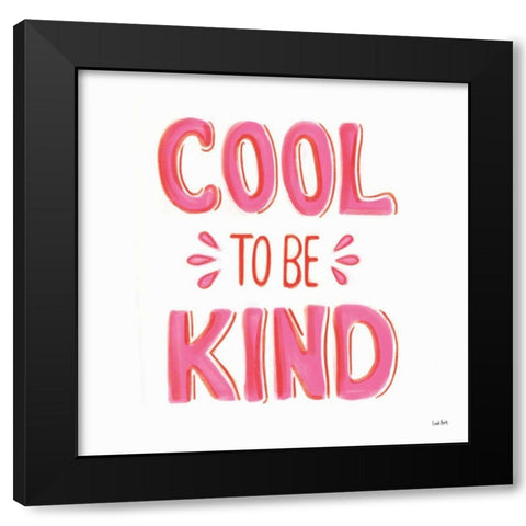 Kindness III Black Modern Wood Framed Art Print with Double Matting by York, Leah