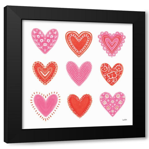 Kindness IV Black Modern Wood Framed Art Print with Double Matting by York, Leah