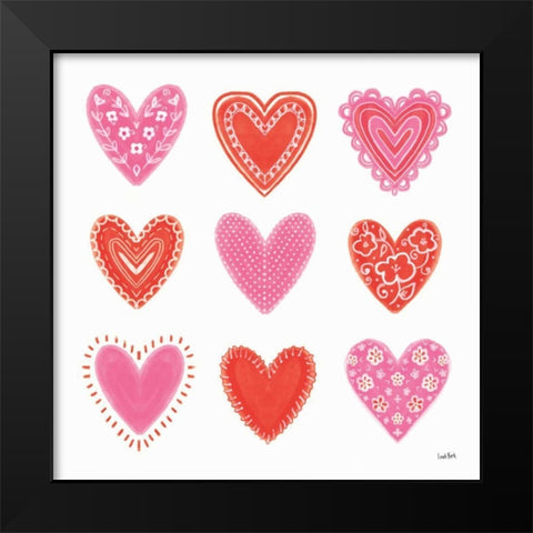 Kindness IV Black Modern Wood Framed Art Print by York, Leah